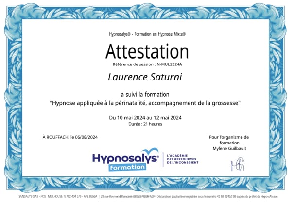 Accueil diplome grossesse